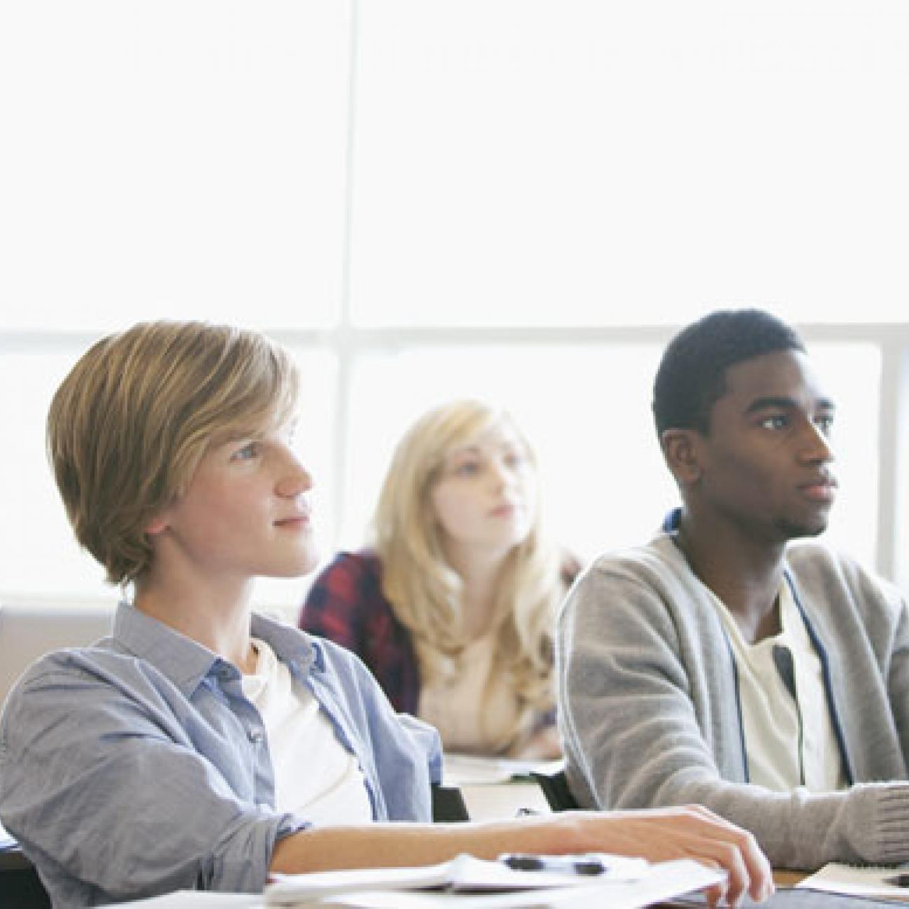 Students in classroom