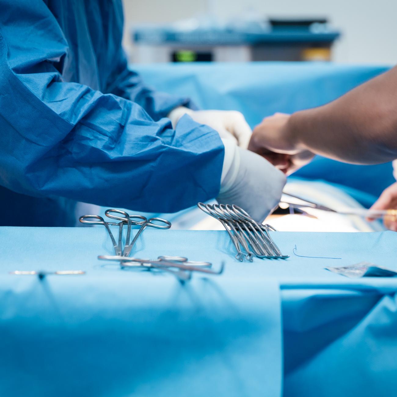 photograph of surgical procedure