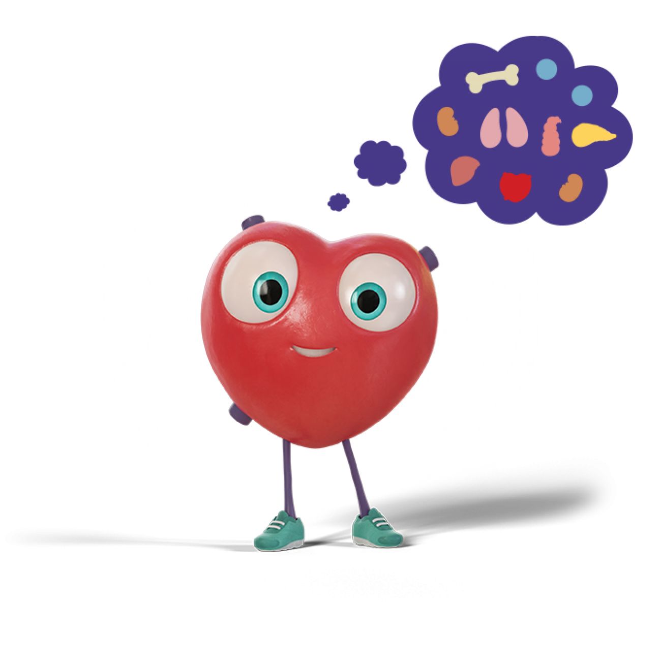 The Orgamites - heart character